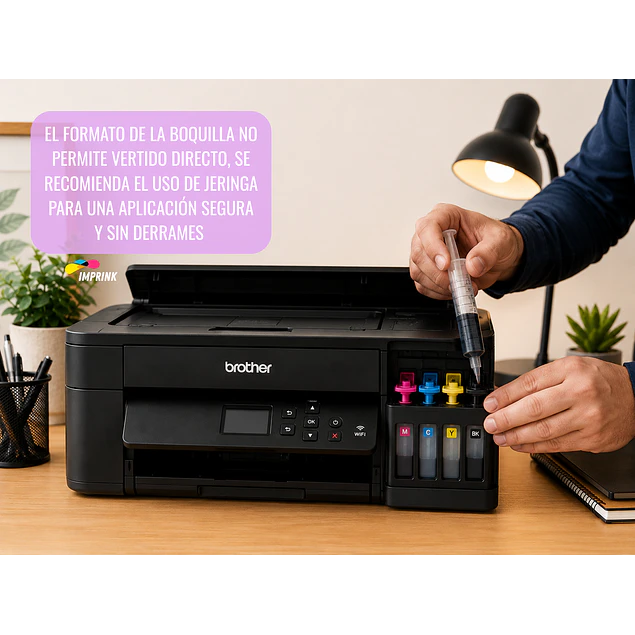 Tinta Imprink Dye UV para Brother 500ml 