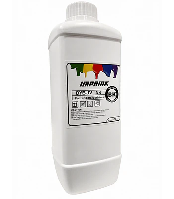 Tinta Dye Uv NEGRA Para Impresoras BROTHER Valor X Litro