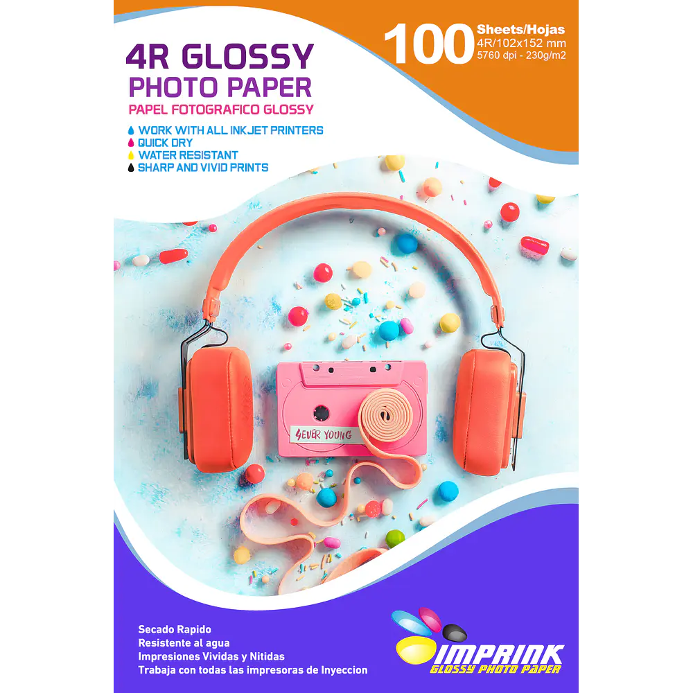 SEGUNDA SELECCIÓN! Papel Fotografico Glossy 10x15 4R 230g (18)