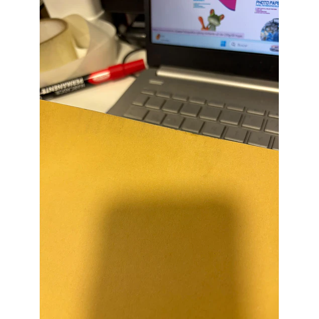 SEGUNDA SELECCIÓN! Papel Adhesivo Kraft Imprimible A3/200g Resmas De 50 Hojas (9)