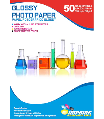 SEGUNDA SELECCIÓN! Papel Fotografico Glossy Brillante A3+ De 230gr (8)