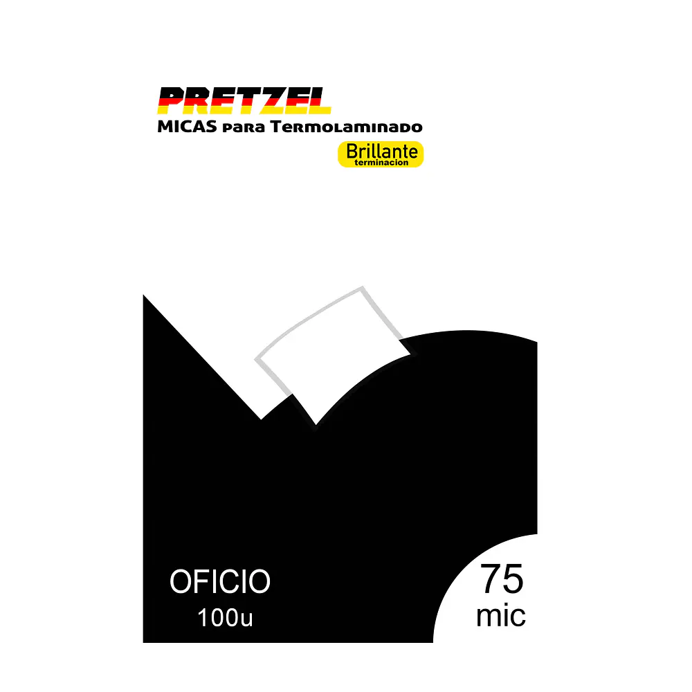 SEGUNDA SELECCIÓN! 100 Mica Termolaminadora Plastificadora Oficio 75mic Pretzel (24)