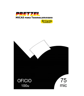SEGUNDA SELECCIÓN! 100 Mica Termolaminadora Plastificadora Oficio 75mic Pretzel (24)
