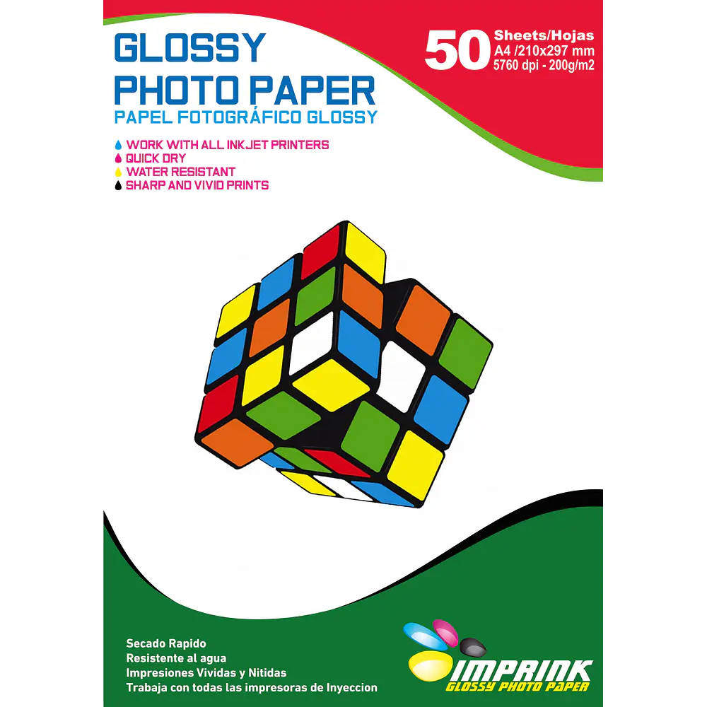 SEGUNDA SELECCIÓN! Papel Fotografico Glossy Brillante A4 200 gr (21)
