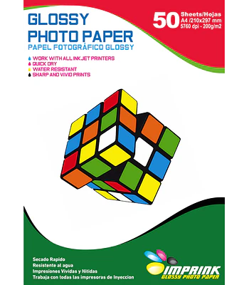 SEGUNDA SELECCIÓN! Papel Fotografico Glossy Brillante A4 200 gr (21)
