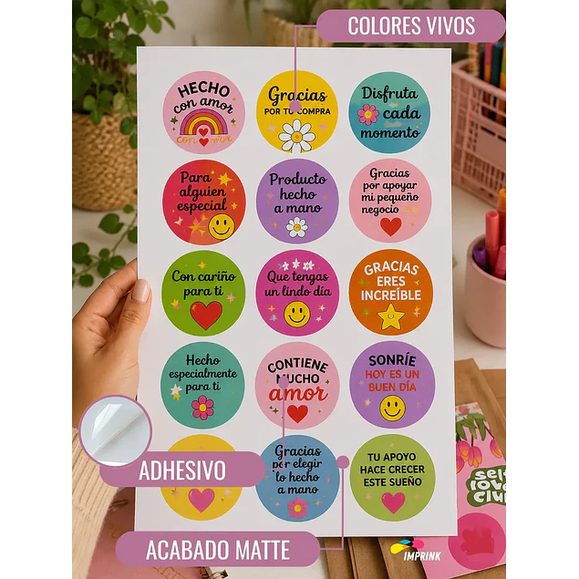 CAJA 20 RESMAS!! Papel Adhesivo Matte A4/128g 50 Hojas