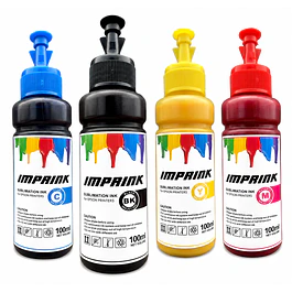 Tinta Imprink Sublimacion Para Todas Impresoras Epson 100ml 