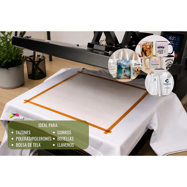 20 Cintas Termicas para Sublimacion 5mm X 30 metros