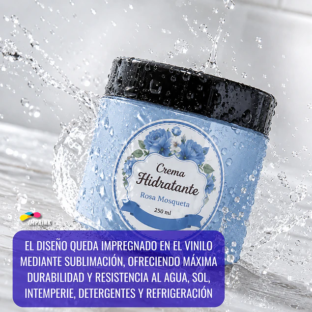 Vinilo SUBLIMABLE Adhesivo Blanco A4/20 Hojas