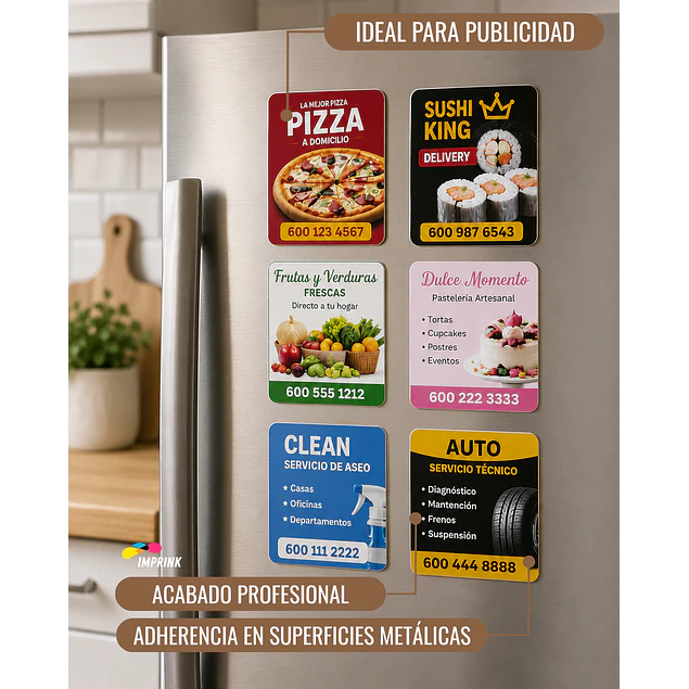 Pack 20 hojas Iman 0,35mic + 20 hojas Vinilo Blanco Glossy 