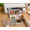 Pack 50 hojas Iman 0,40 mic + 50 hojas Papel adhesivo Antioxido Fotografico 115g