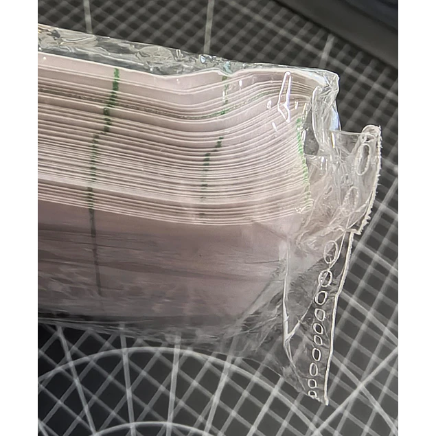 SEGUNDA SELECCIÓN - Laminado en Frio Transparente Holografico Efecto Vitral A4/50 Hojas