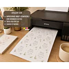 Resma Opalina Lisa Blanca A4 50 Hojas 250 Gramos Imprink