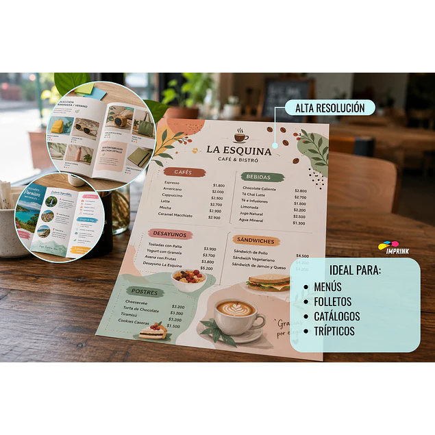 Papel Fotográfico Matte Alta resolución A4 De 130gr/100 Hojas