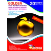 ¡¡SEGUNDA SELECCIÓN!! 2B Papel Adhesivo Dorado Antioxido A4 de 135gr/20 hojas