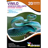 ¡SEGUNDA SELECCIÓN! Vinilo Adhesivo Blanco Imprimible A4/20 Hojas Imprink