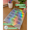 Vinilo Adhesivo Tornasol Holografico Imprimible A4/20hojas