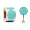 Etiquetas Termicas Directa Adhesivas 50x50 Mm Turquesa 500un