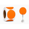 Etiquetas Termicas Directa Adhesivas 50x50 Mm Naranja 500un