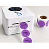 Etiquetas Termicas Directa Adhesivas 50x50 Morada 500un