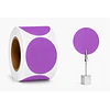 Etiquetas Termicas Directa Adhesivas 50x50 Morada 500un