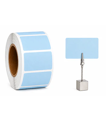 Etiquetas Termicas Directa Adhesivas 60x40 Mm Celeste 500un