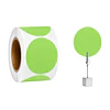 Etiquetas Termicas Directa Adhesivas 50x50 Mm Verde Claro 500un