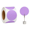 Etiquetas Termicas Directa Adhesivas 70x70 Mm Lila 500un