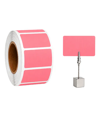 Etiquetas Termicas Directa Adhesivas 60x40 Mm Rosada 500un