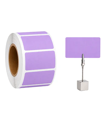 Etiquetas Termicas Directa Adhesivas 60x30 Mm Lila 500un