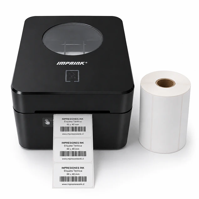 Impresora Termica NEGRA Etiquetas Adhesivas 100mm SOLO USB + regalo (500etiquetas) 