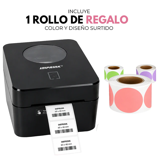 Impresora Termica NEGRA Etiquetas Adhesivas 100mm SOLO USB + regalo (500etiquetas) 