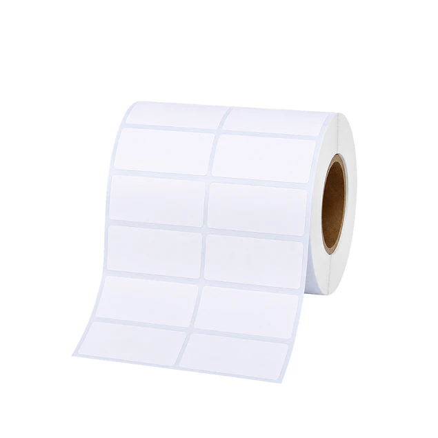 4 Rollos etiquetas Termicas adhesivas 50x25 mm X2-2500 unidades 