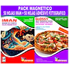 Pack 50 hojas Iman 0,35mic + 50 hojas Papel adhesivo Antioxido Fotografico 115g 