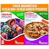 Pack 50 hojas Iman 0,40 mic + 50 hojas Papel adhesivo Antioxido Fotografico 115g
