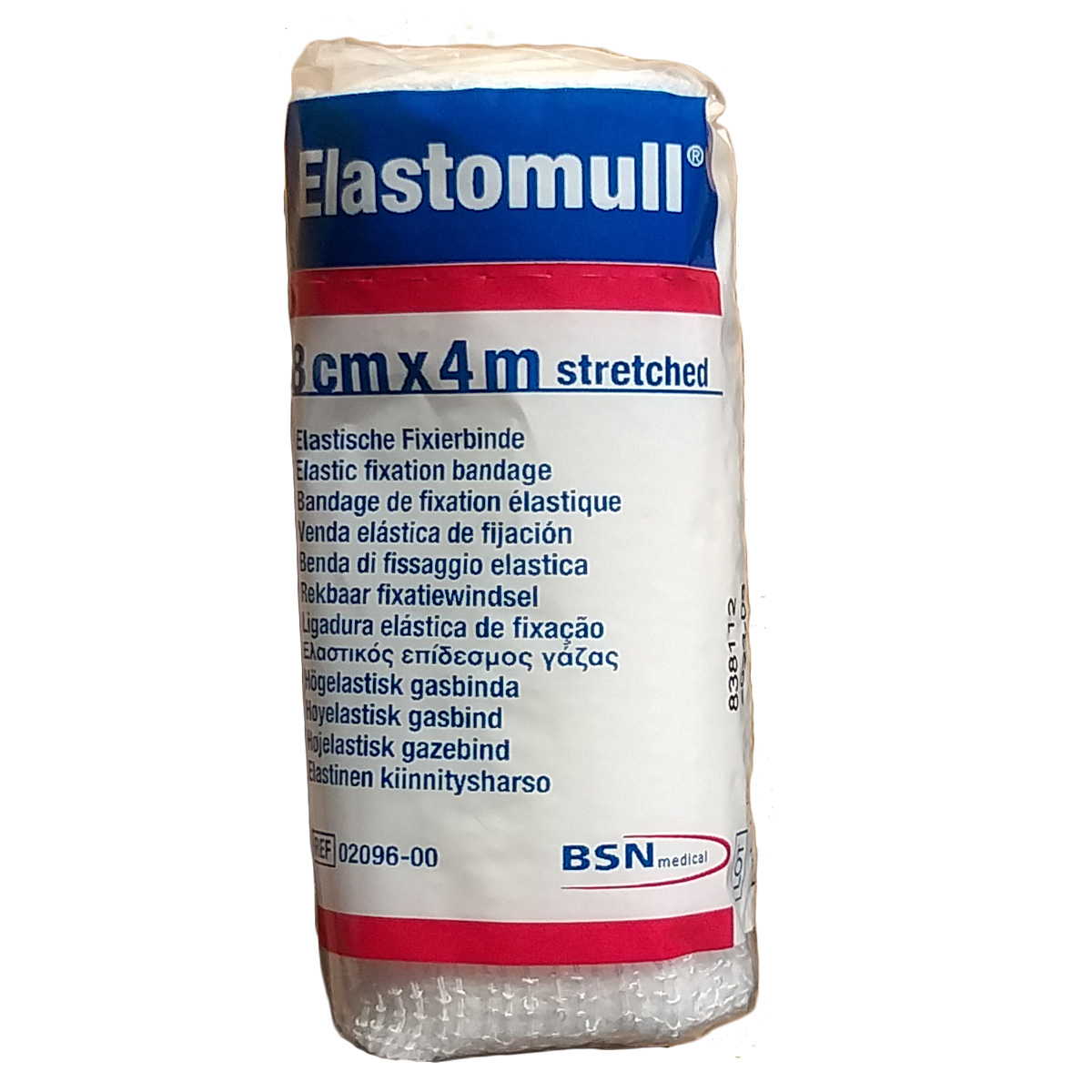 Elastomull 8 cms x 4 mts