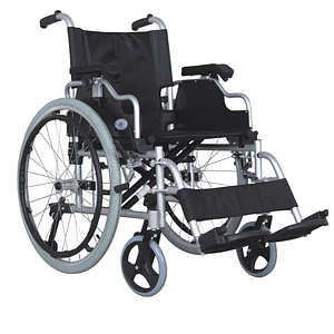 Silla de Ruedas de Aluminio Negra Premium 