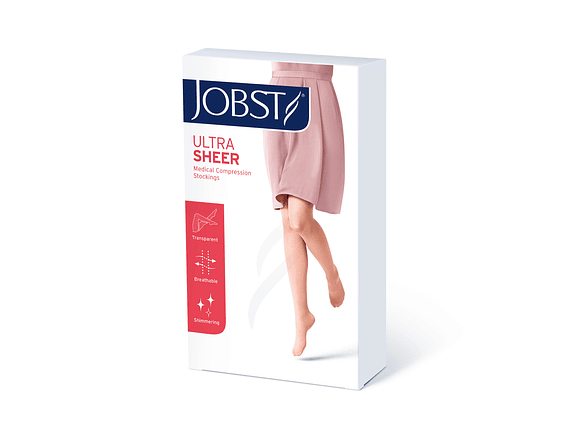 Media Rodilla Compresiva Jobst Ultrasheer 20-30 mmHg  1