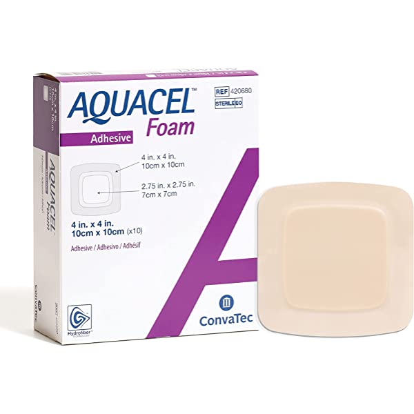 Aquacel Foam Aposito de Espuma Adhesivo 10x10 cm 