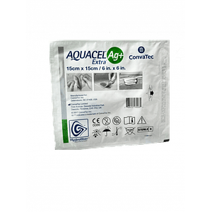 Aquacel AG + Extra con Alginato de Plata 15×15 cm unidad