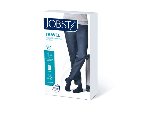 Calcetín Compresivo Jobst Travel15/20 mmHg Azul 2