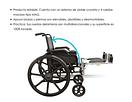Silla de Ruedas Traumatológica Premium Blunding 2