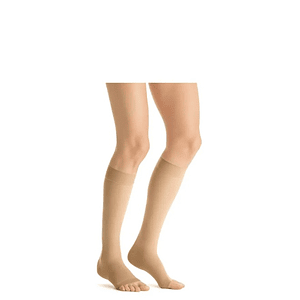 Media Rodilla Compresiva Jobst Ultrasheer Relief 30-40 mmHg Punta Abierta