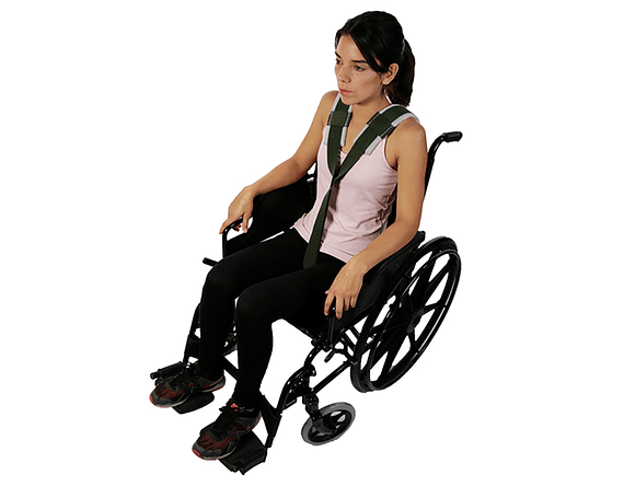Sujetador de Pacientes para Silla de Ruedas Blunding 1