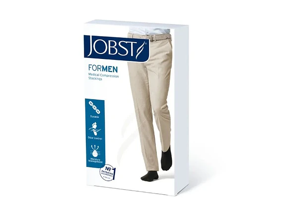 Calcetín Jobst For Men Muslo 30-40 mmhg Negro Compresión Alta  3
