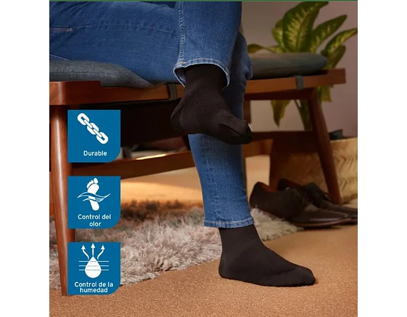 Calcetín Jobst For Men Muslo 30-40 mmhg Negro Compresión Alta  4