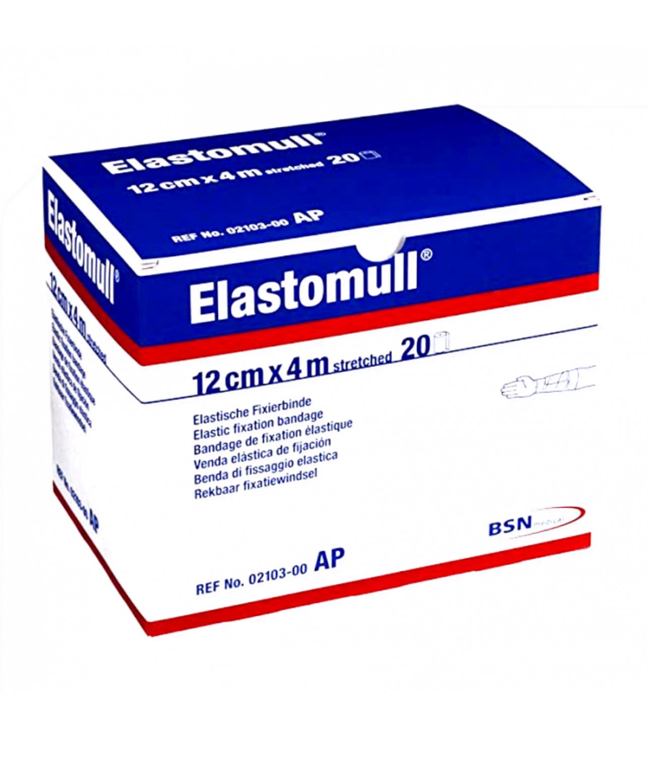 Elastomull 12x4 cms Caja de 20 unidades