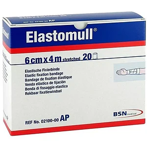 Elastomull 6 cm x 4 mts Caja de 20 unidades