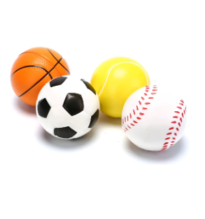 Pelota Anti Estres 7 cm en Espuma con Diseño