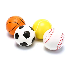 Pelota Anti Estres 7 cm en Espuma con Diseño
